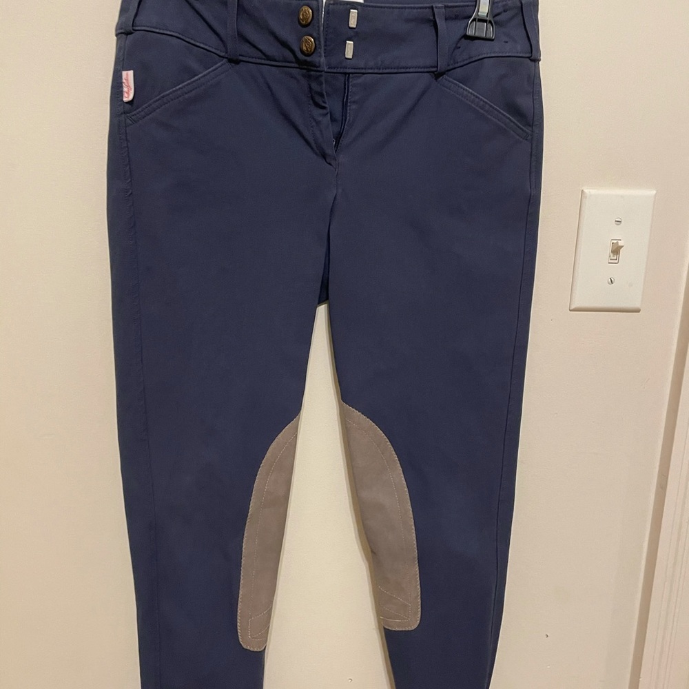 navy TS knee patch breeches 26r